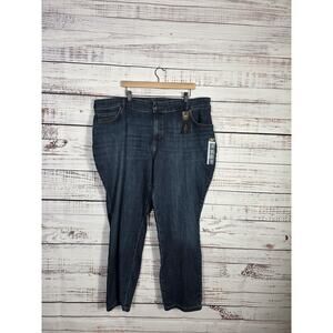 Lee Plus size straight leg mid-rise women's size 24W Petite NWT